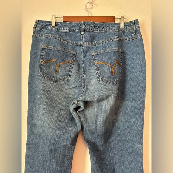 Just My Size Women's 18WS Modern Bootcut Stretch Jeans Cowgirl Western Chore - Picture 5 of 8